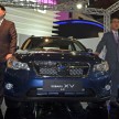 Malaysian-assembled CKD Subaru XV 2.0i makes debut at IIMS 2012, local rollout in December