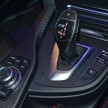 BMW F30 3-Series launch: BMW M Performance kit display