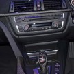 BMW F30 3-Series launch: BMW M Performance kit display