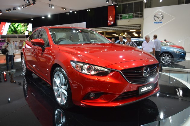 Mazda 6 sedan and wagon: live shots from Sydney