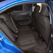 Chevrolet Sonic launched: RM77k sedan, RM79k hatch