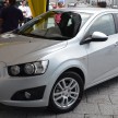 Chevrolet Sonic launched: RM77k sedan, RM79k hatch