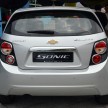 Chevrolet Sonic launched: RM77k sedan, RM79k hatch