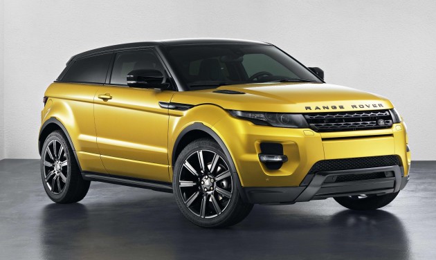 Evoque front three-quarter