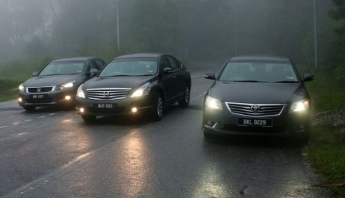 The Japanese D-segment trinity shootout: Honda Accord vs Nissan Teana vs Toyota Camry
