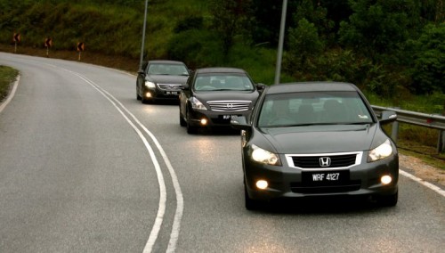 The Japanese D-segment trinity shootout: Honda Accord vs Nissan Teana vs Toyota Camry