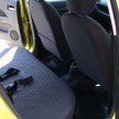 Mitsubishi Mirage previewed, on a Thai race track
