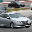 Toyota Camry XV50 – a brief test session at the SIC
