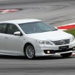 Toyota Camry XV50 – a brief test session at the SIC
