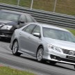 Toyota Camry XV50 – a brief test session at the SIC