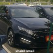 New Kia Optima spotted being tested by JPJ officers