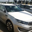 Kia Optima CBU shipment sighted at Port Klang!
