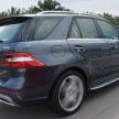 DRIVEN: Mercedes-Benz M-Class ML 350 4MATIC BlueEFFICIENCY previewed – a quick return to KL