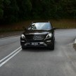DRIVEN: Mercedes-Benz M-Class ML 350 4MATIC BlueEFFICIENCY previewed – a quick return to KL