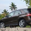 DRIVEN: Mercedes-Benz M-Class ML 350 4MATIC BlueEFFICIENCY previewed – a quick return to KL