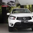 SsangYong Actyon Sports pickup and Actyon SUV facelifts launched, RM86k to RM129k