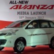 2012 Toyota Avanza launched – RM64,590 to RM79,590