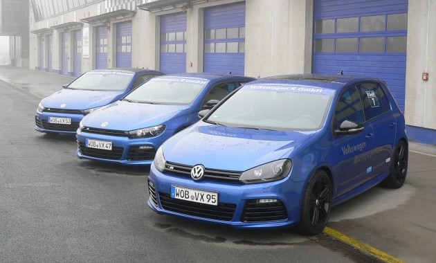 Volkswagen Golf R and Scirocco R siblings sampled