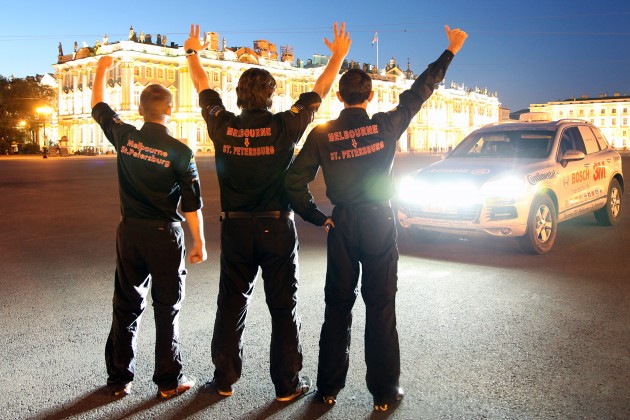 Volkswagen Touareg V6 TDI completes 23,000 km Melbourne to St Petersburg record run