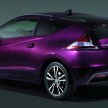 Honda CR-Z facelift – more details and interior pix