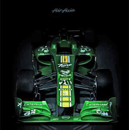 ct01-2 Caterham F1 unveils 2012 car – the Renault powered CT01