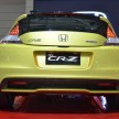 Honda CR-Z facelift makes world debut in Indonesia