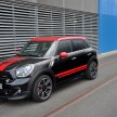 MINI Countryman John Cooper Works – JCW power now available with four doors and all wheel drive