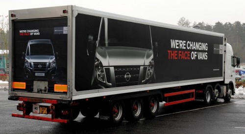 Nissan uses heavyweight relatives to advertise NV400 van