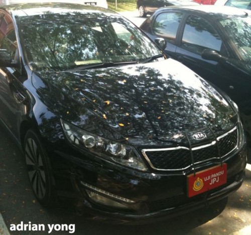 photo-1 New Kia Optima spotted being tested by JPJ officers