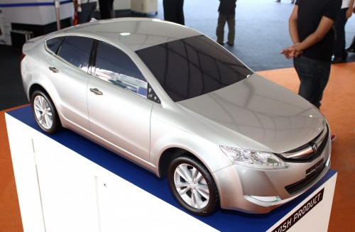PROTON design clay model at Proton Power of 1