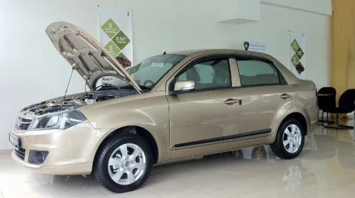 Proton Saga FLX with CVT and ABS seen in showroom!