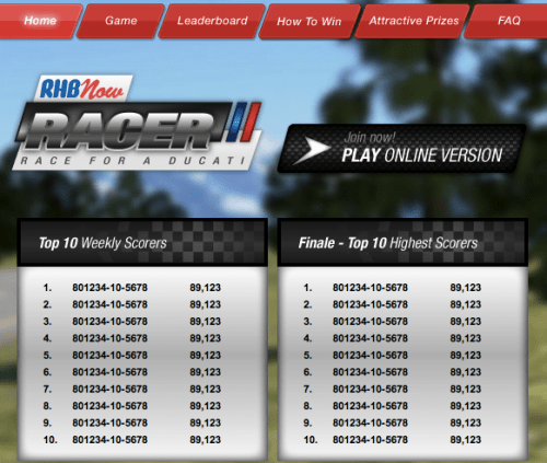 Fancy a Ducati Monster 795? You can simply win it in the RHB Now Racer contest!