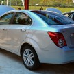DRIVEN: Chevrolet Sonic LTZ sedan and hatchback previewed – Orlando MPV also given a short spin