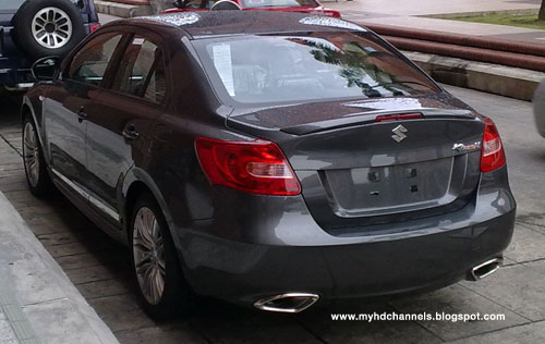 Grey Suzuki Kizashi sedan spotted at JPJ Putrajaya