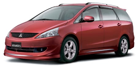 Revised spec Mitsubishi Grandis with extra equipment