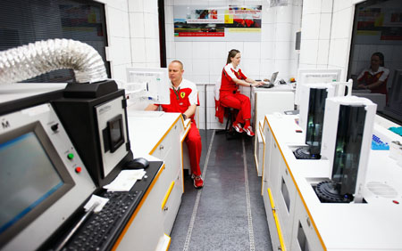Shell Track Lab – working for Ferrari within Ferrari
